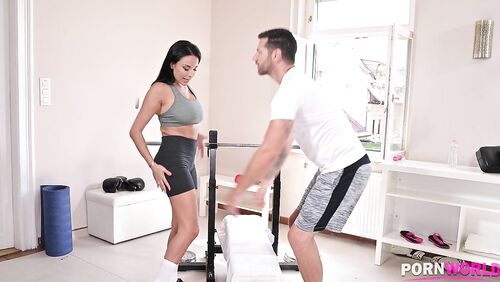 Fitness Babe Anissa Kate Gets Covered In Cum After DP Workout GP2507