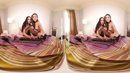 Vibing Vixens: Glam Cam Girls' Double Dong Delights