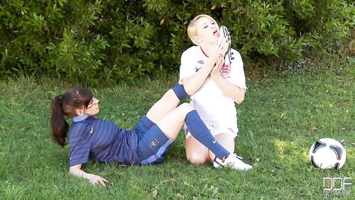 Soccer Kicks and Lesbian Licks!